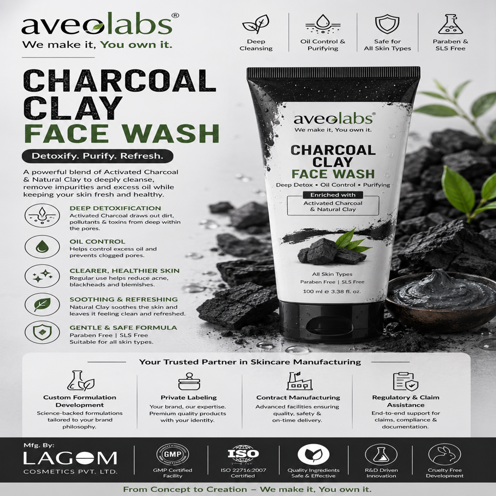 Charcoal Clay Face Wash - Age Group: Suitable For All Ages