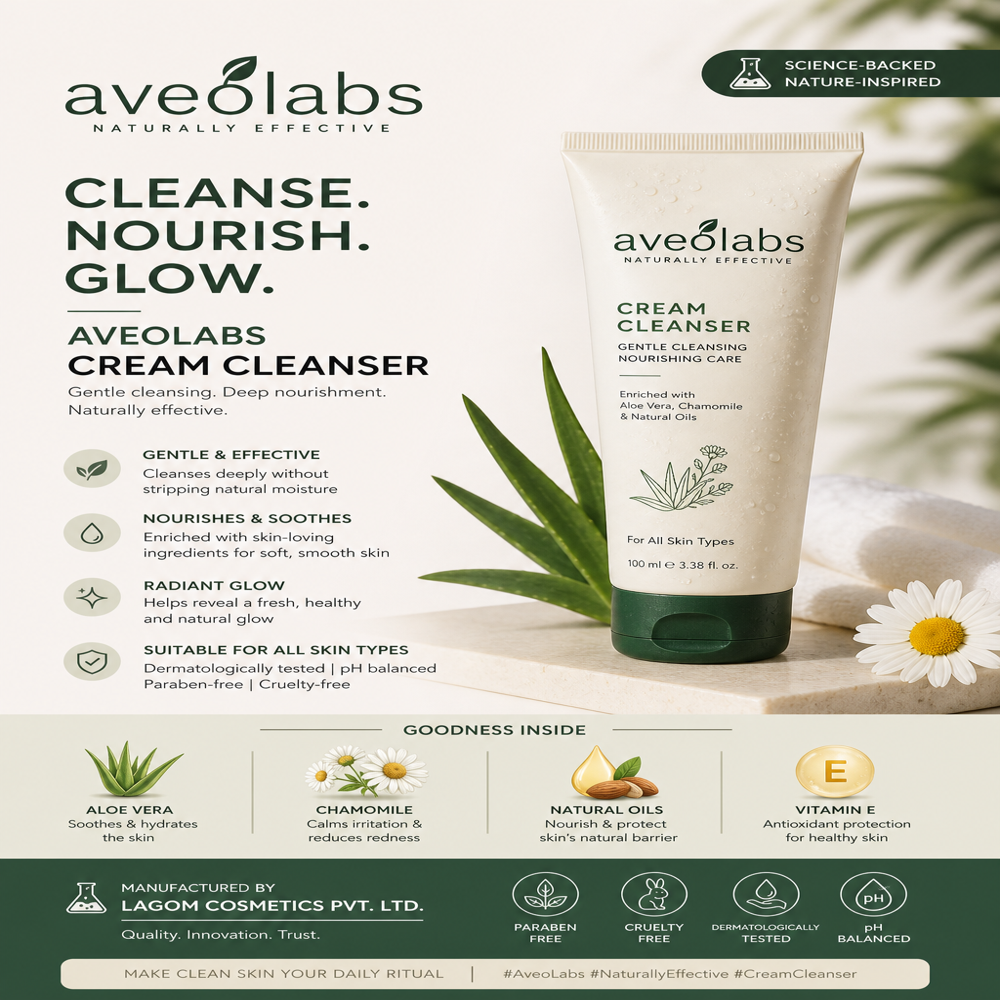 Cream Cleanser Manufacturer - Age Group: Adults