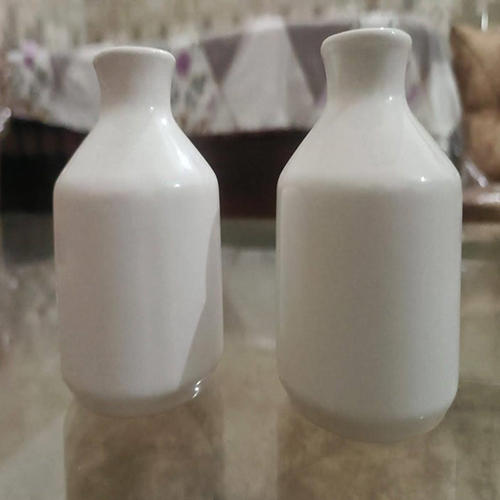 White Ceramic Mini Vases