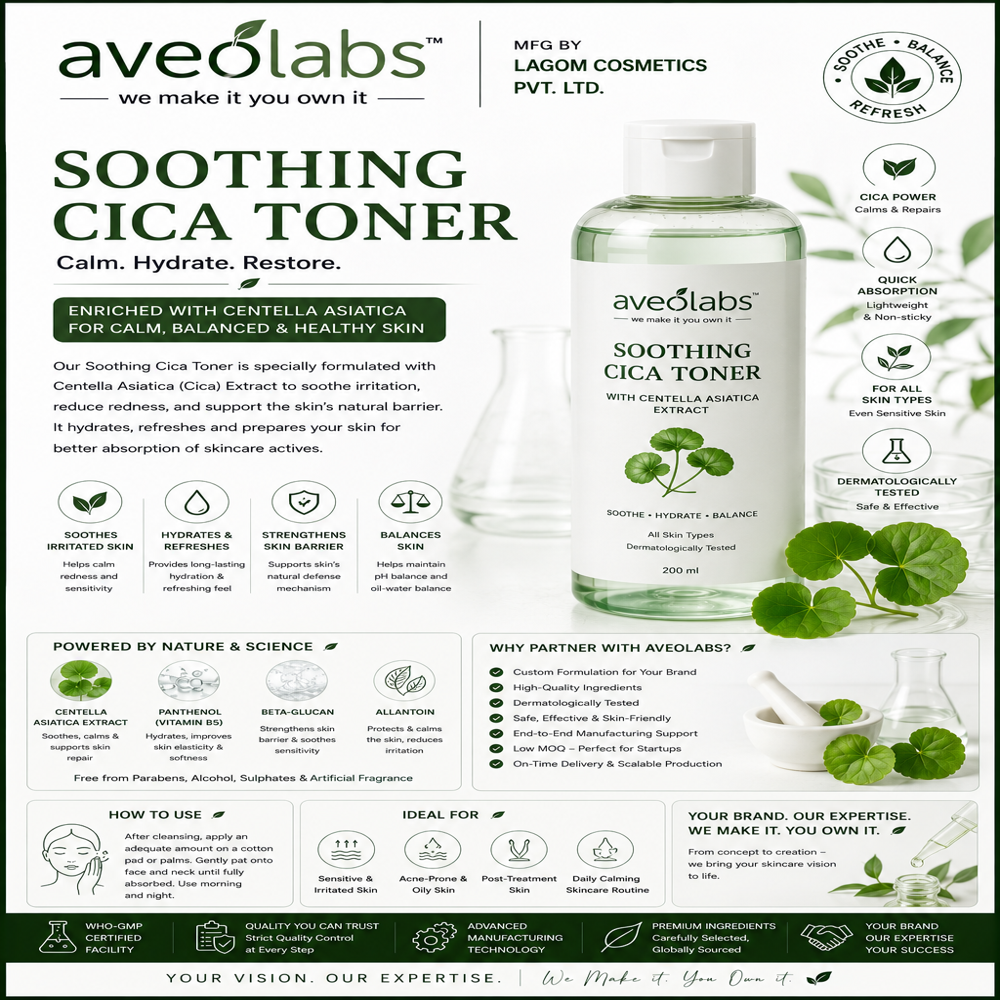 Soothing Cica Toner - Age Group: Men