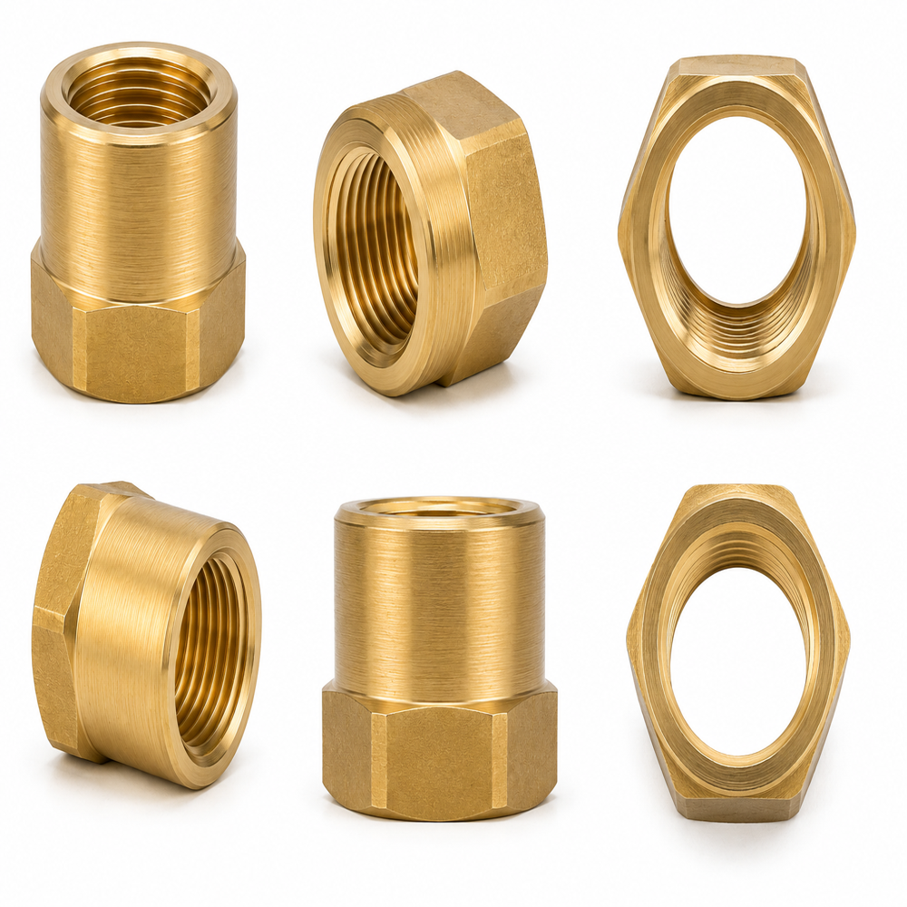 CNC Machined Brass Threaded Inserts