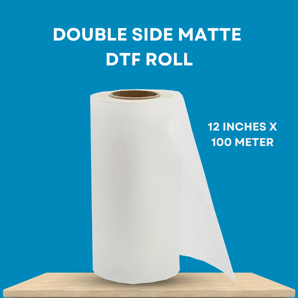 Double-sided matte DTF Roll 12 inch x 100 meter