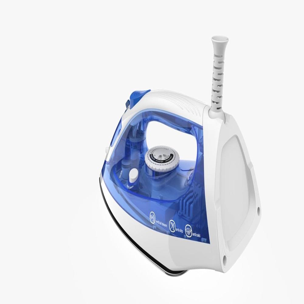 RUSSELL HOBBS FocusSteam 2000W Steam Iron | Smooth Ceramic Soleplate | Continuous Steam & Burst Function | Anti-Drip & Anti-Calc Protection | 220ml Water Tank | Effortless Wrinkle Removal
