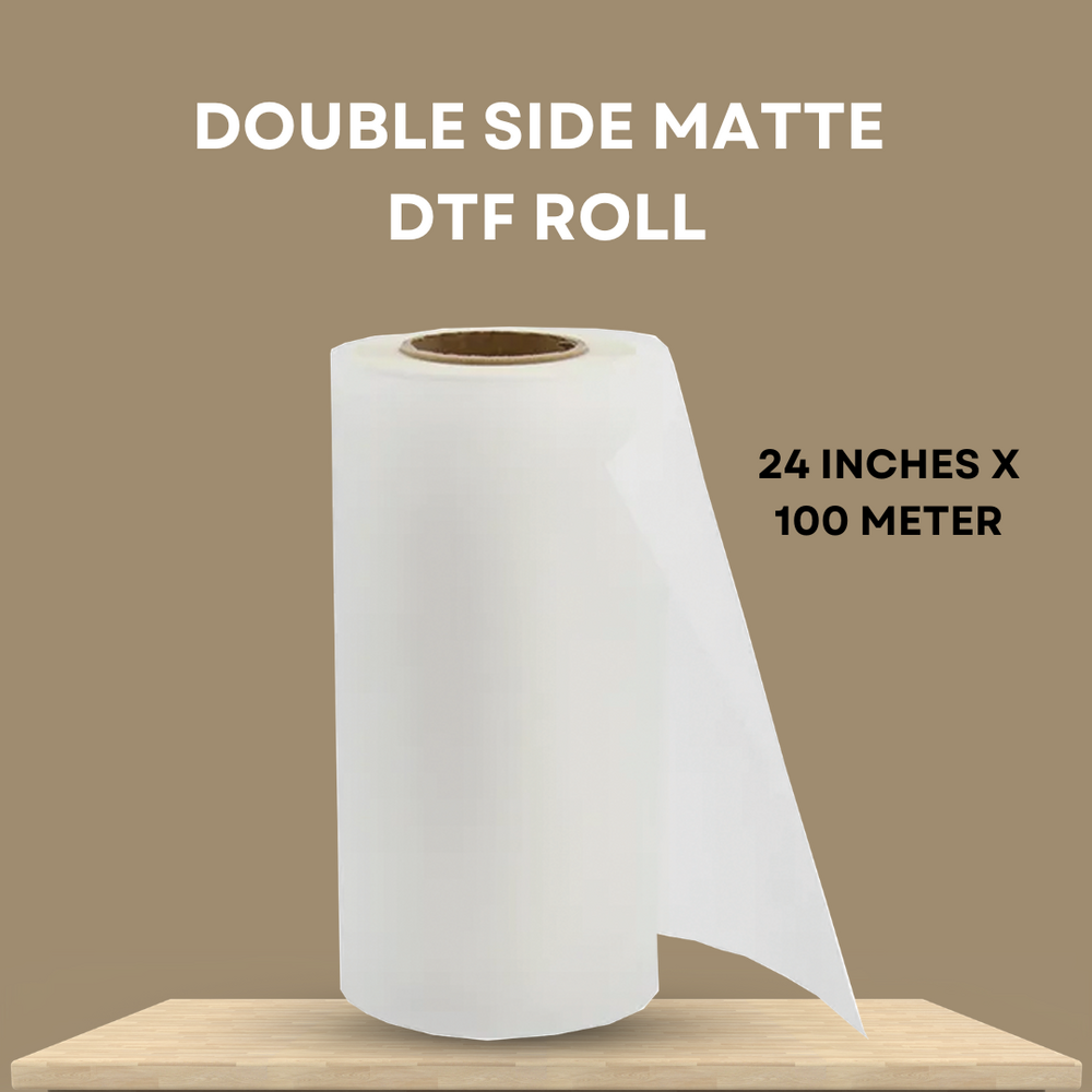 Double side matte DTF Roll 24 inch x 100 meter