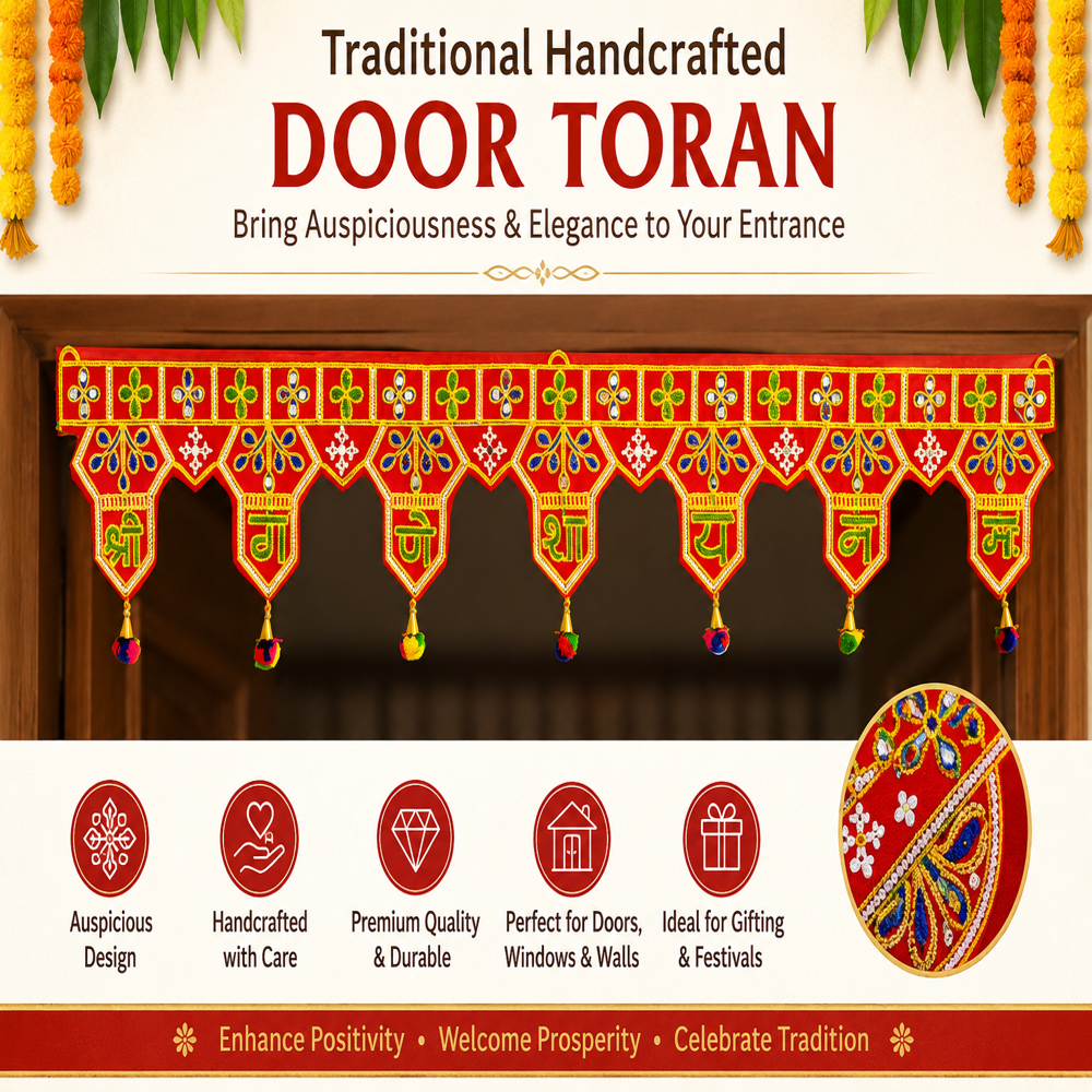 KRISHNA HANDLOOM Attractive Decorative Traditional Entrance Art  U 6
