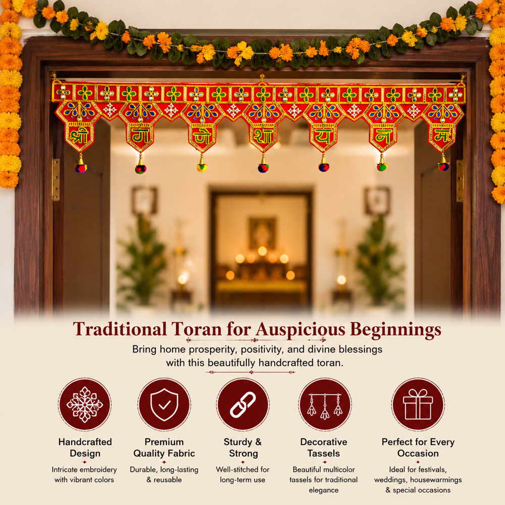 KRISHNA HANDLOOM Attractive Decorative Traditional Entrance Art  U 6