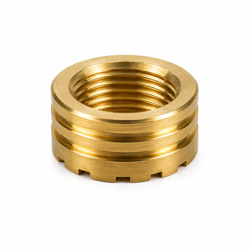 CNC Machined Brass Threaded Inserts