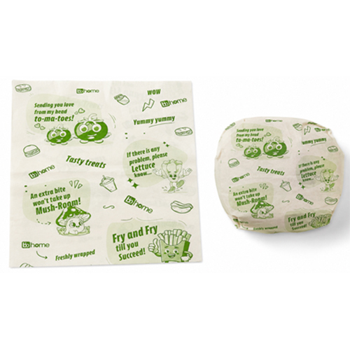 Wax Wrapper for Burger Packing