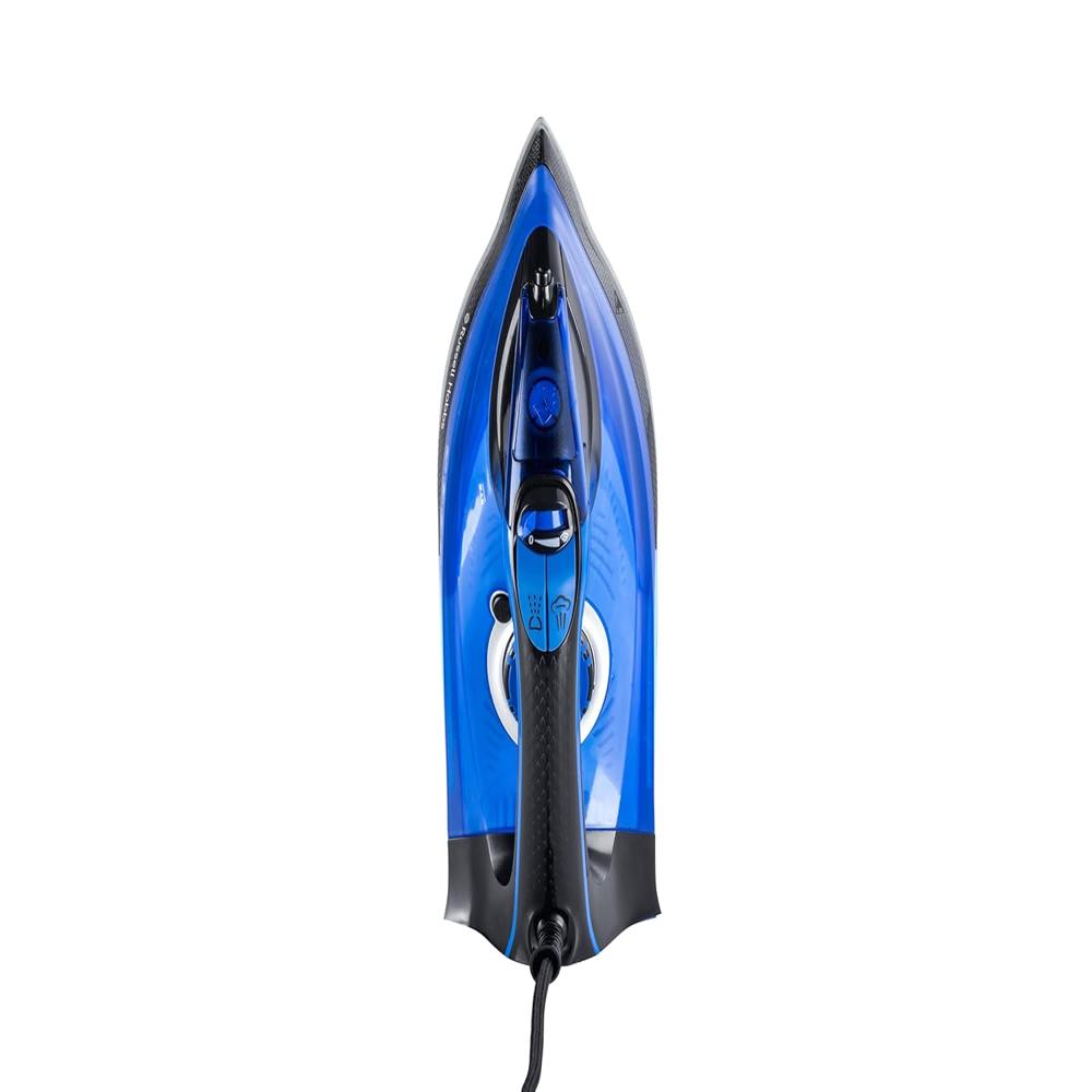 Russell Hobbs TURBOSTEAM2600 2600 watts Steam Iron | Powerful 140g Steam Boost Output | 400ml Water Tank | Anti-Calc, Anti-Drip & Auto Shut-off Functions | Ceramic Non-Stick Plate | 2-Year Warranty