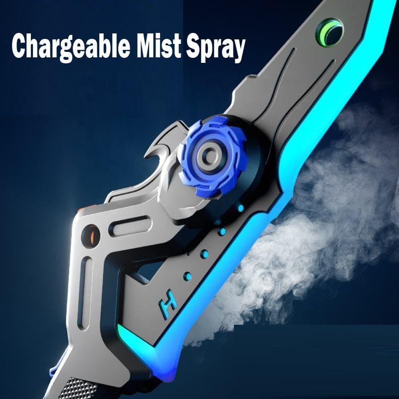 LED Glowing Axe Sword with Mist Effect