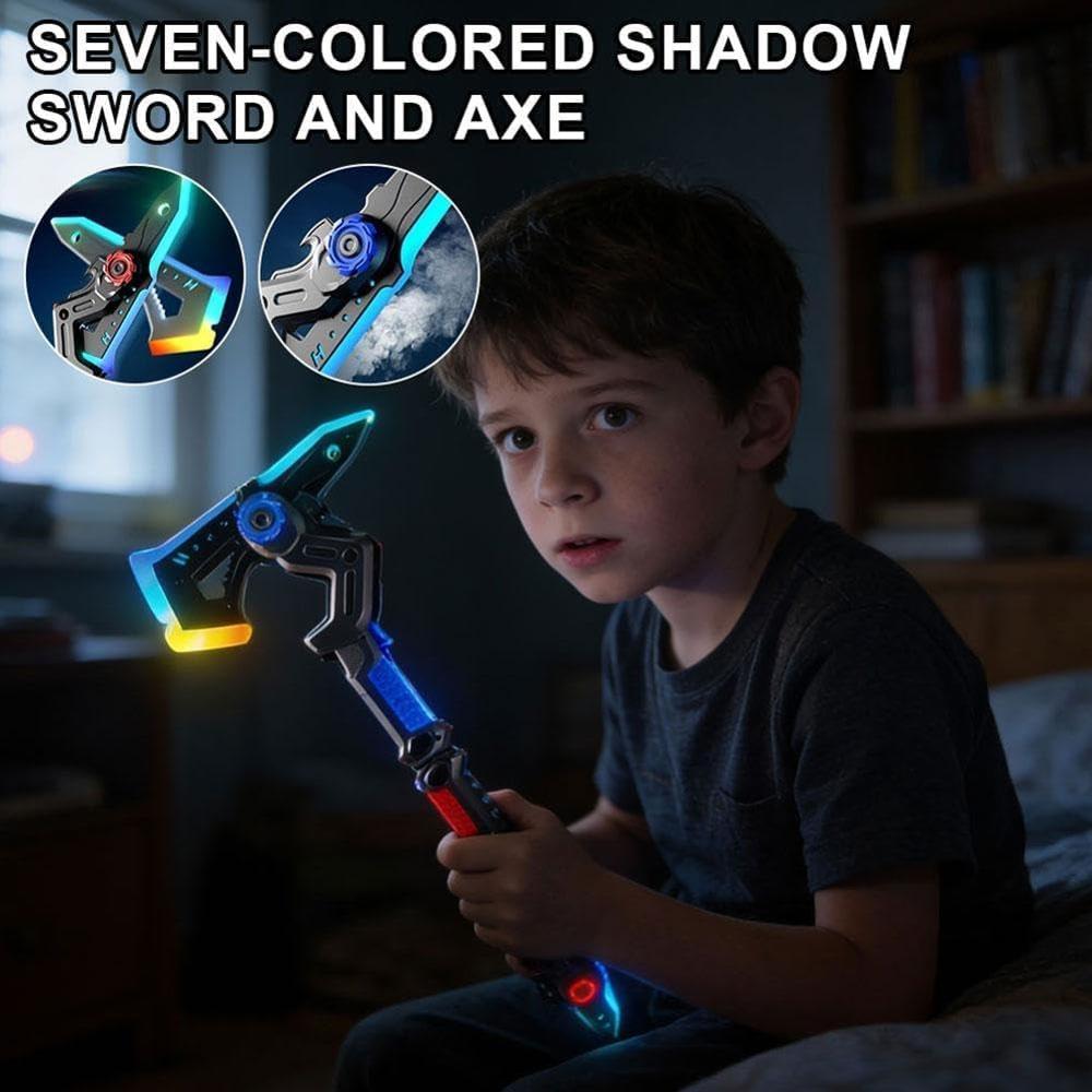 LED Glowing Axe Sword with Mist Effect