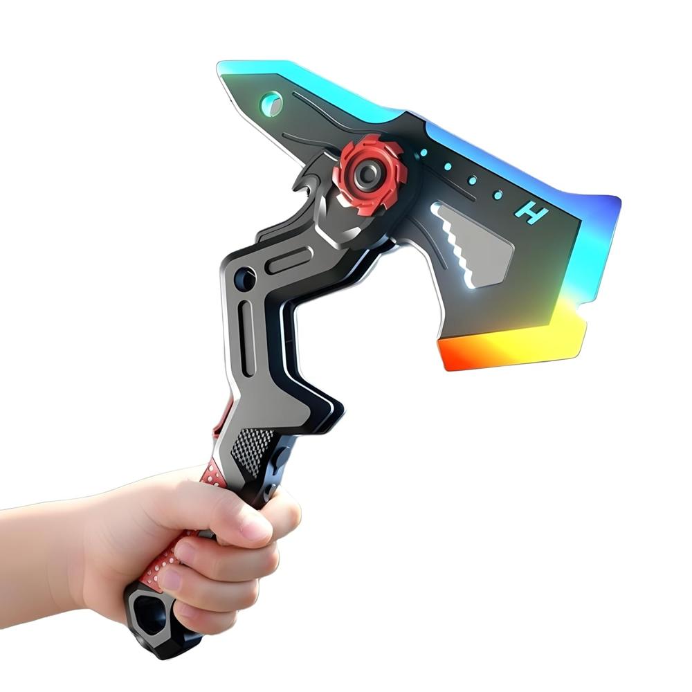 LED Glowing Axe Sword with Mist Effect