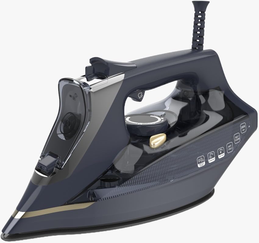 RUSSELL HOBBS UltraSteam 2800W Steam Iron | Ceramic Soleplate | Powerful Continuous Steam & Burst | Anti-Drip, Anti-Calc & Auto Shut-Off | 280ml Water Tank | Effortless Wrinkle Removal