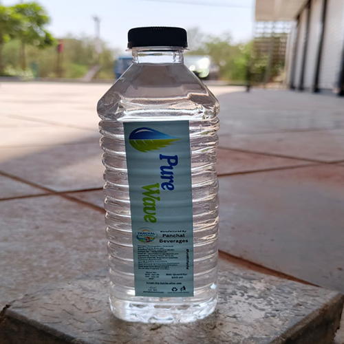 Pure Wave Alkani Water - 500 ml Plastic Bottle, pH 8.5+ | Crystal Clear, Screw Cap, 99.9% Purity, 12 Month Shelf Life