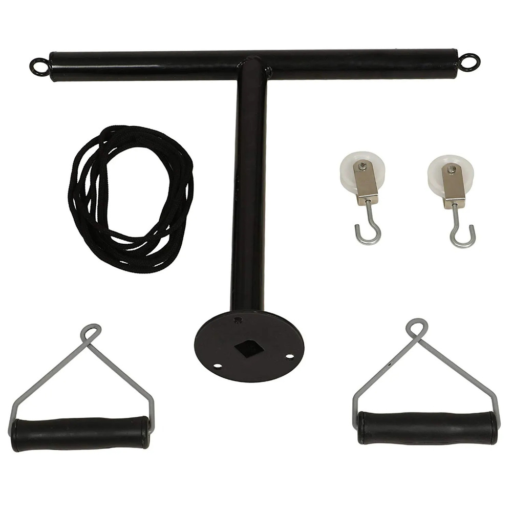 Black T Shape Pulley System