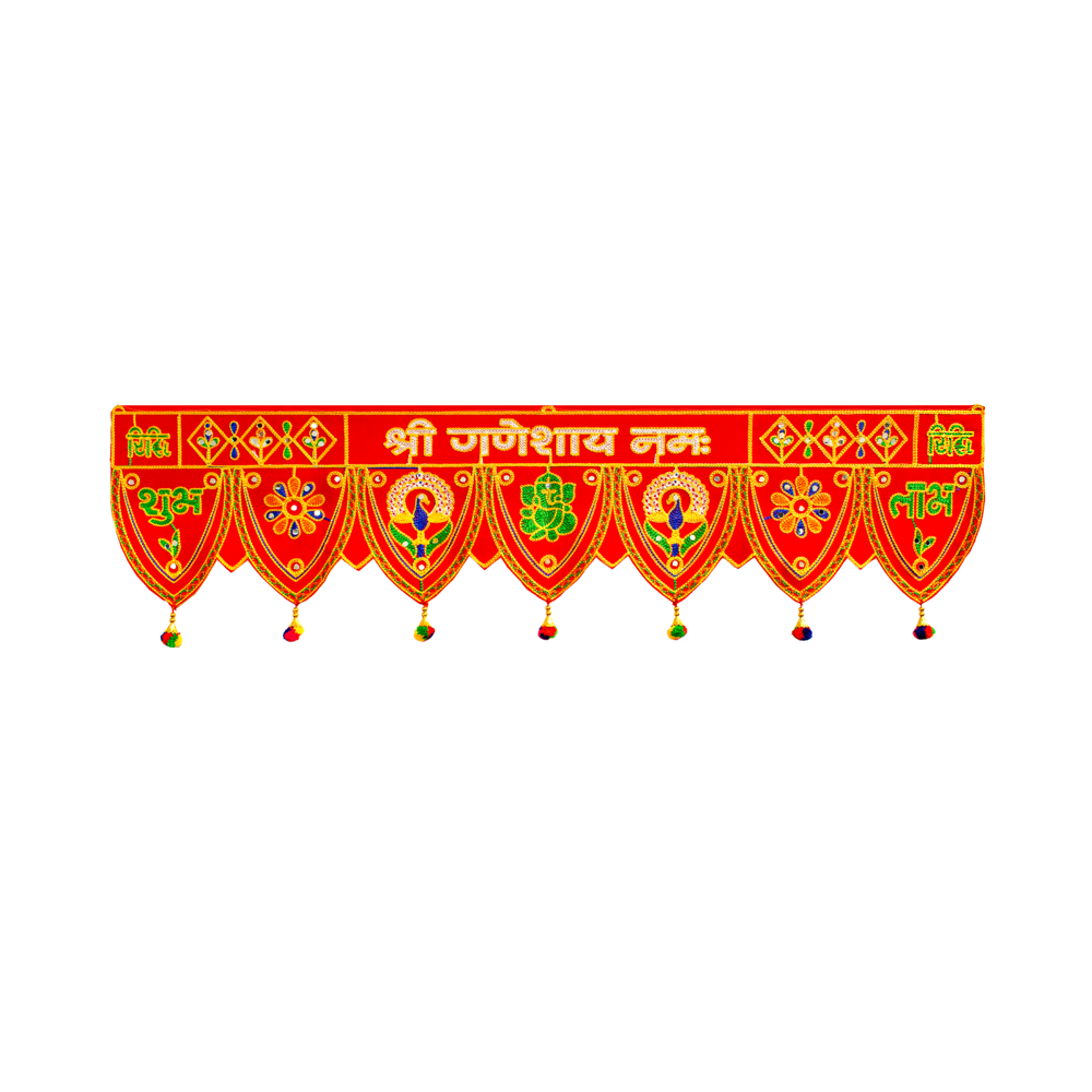 KRISHNA HANDLOOM Handmade Decorative Mandir Festival Art  V 1