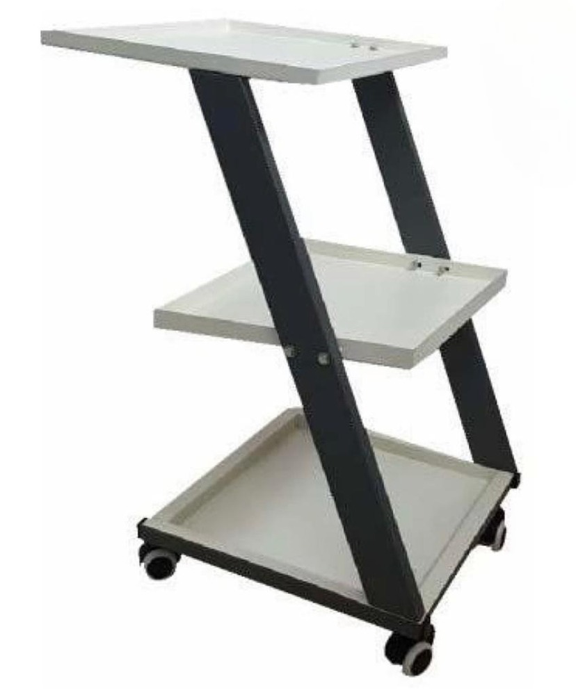 Z Shaped Stainless Steel Instrument Trolley