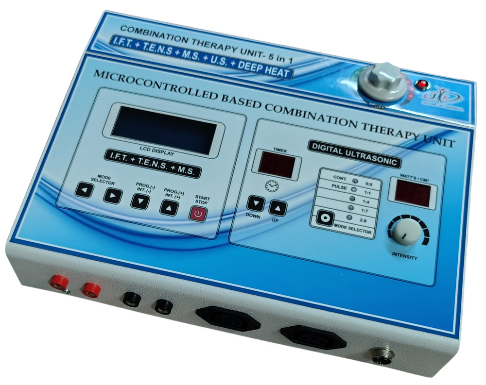 5 In 1 Microcontrolled Based Combination Therapy Unit