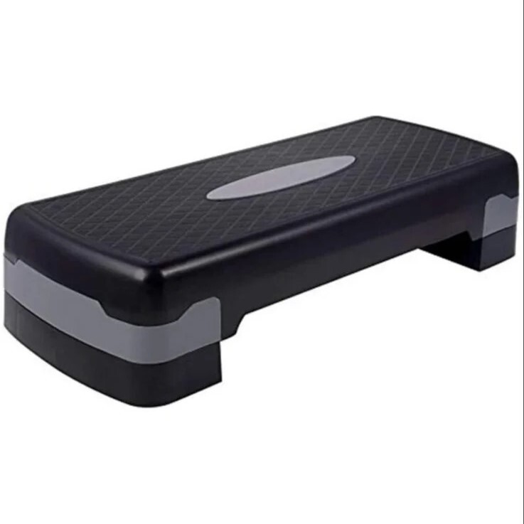 Black And Grey Aerobic Stepper