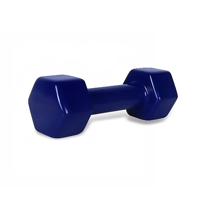 Blue Vinyl Dumbbell