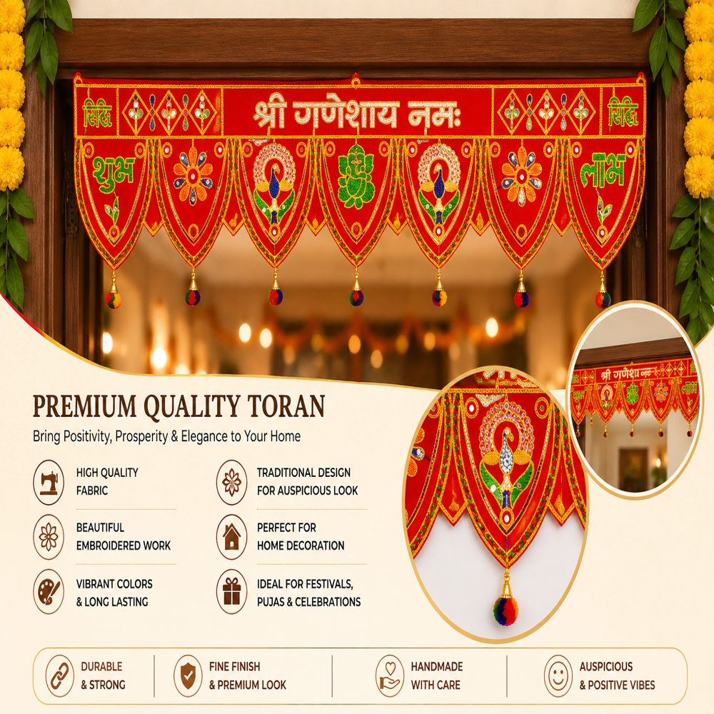 KRISHNA HANDLOOM Stylish Decorative Festival Main Entrance V 3