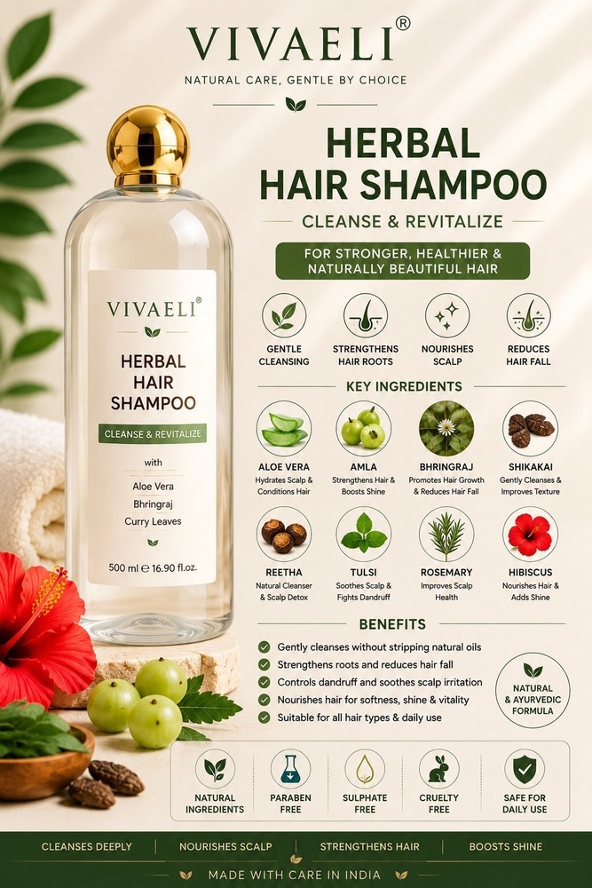 Vivaeli Herbal Hair Strengthening Shampoo