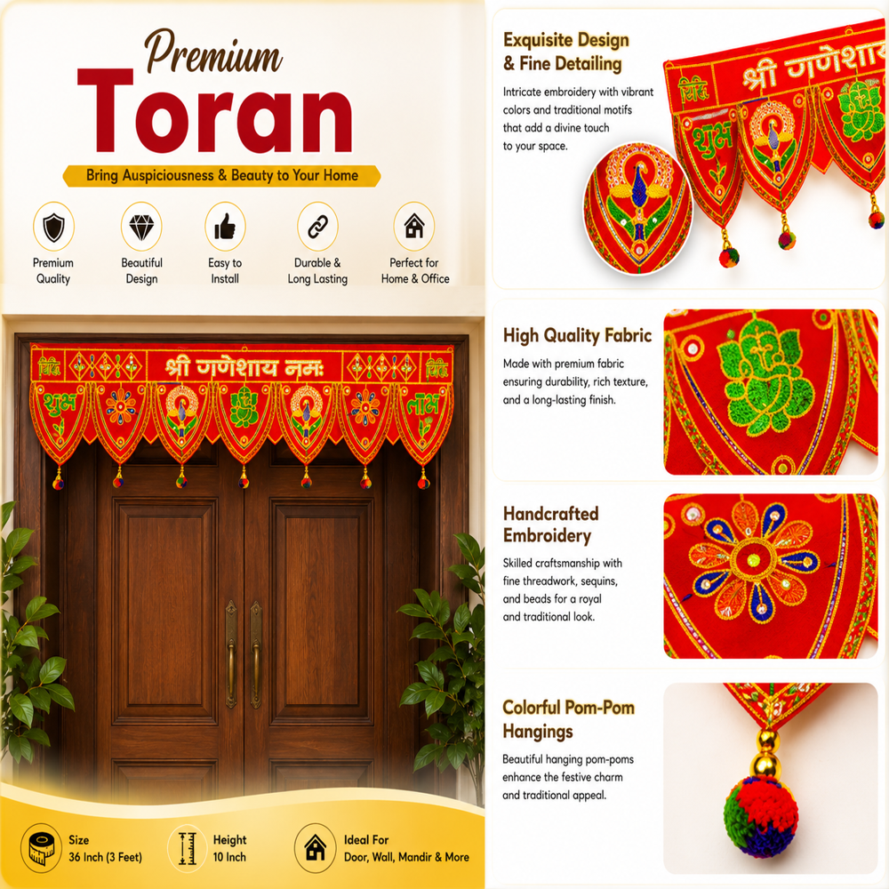 KRISHNA HANDLOOM Stylish Decorative Festival Main Entrance V 3