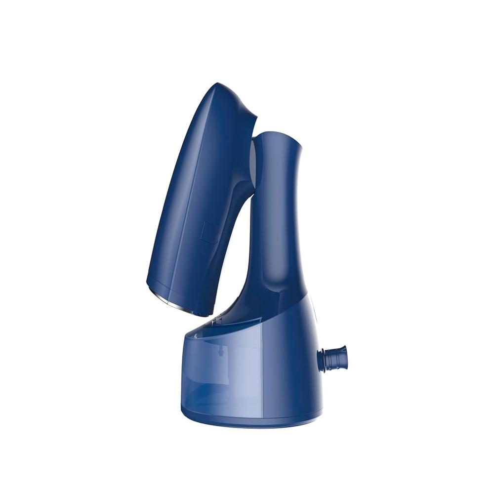 Russell Hobbs 1500W Foldable Handheld Garment Steamer | Quick Heat-Up in 25s, 24g Constant Steam Output with Lock Button | Brush Attachment & 99.9% Bacteria Removal | RGS1500HANDYF (Blue)