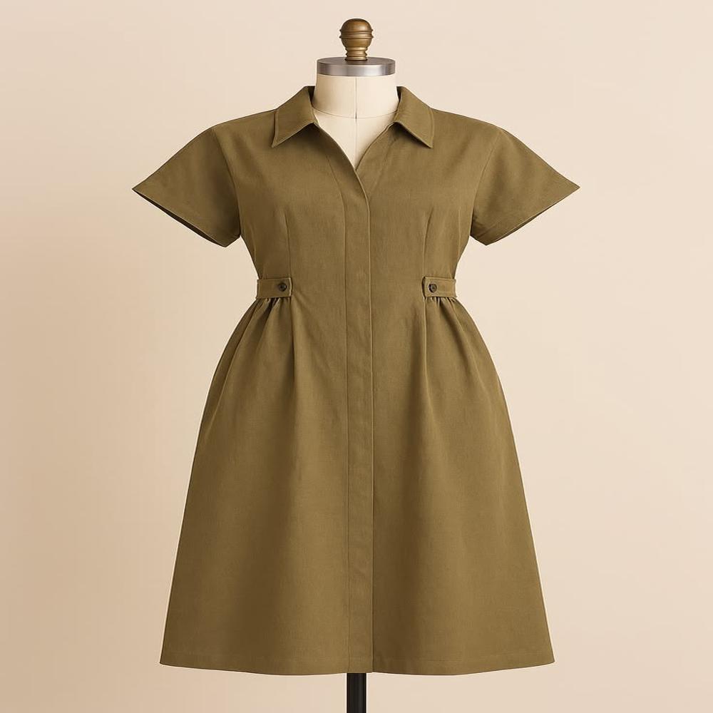 100% Linen Soft Tunic Dress