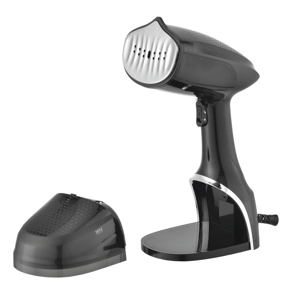 Russell Hobbs 1500W Handheld Garment Steamer | 25g/min Steam Output | 350ml Tank, Heats Up in 40s, Kills 99.9% Bacteria | Overheat Protection, Brush Attachment, Compact & Travel RGS1500HANDYE