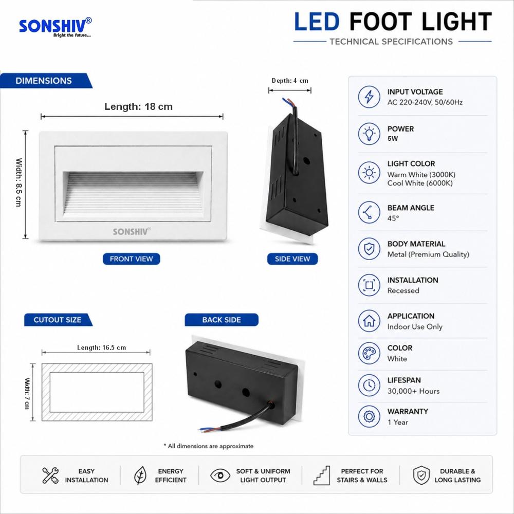 Led Foot Light By SONSHIV INDUSTRIES PRIVATE LIMITED