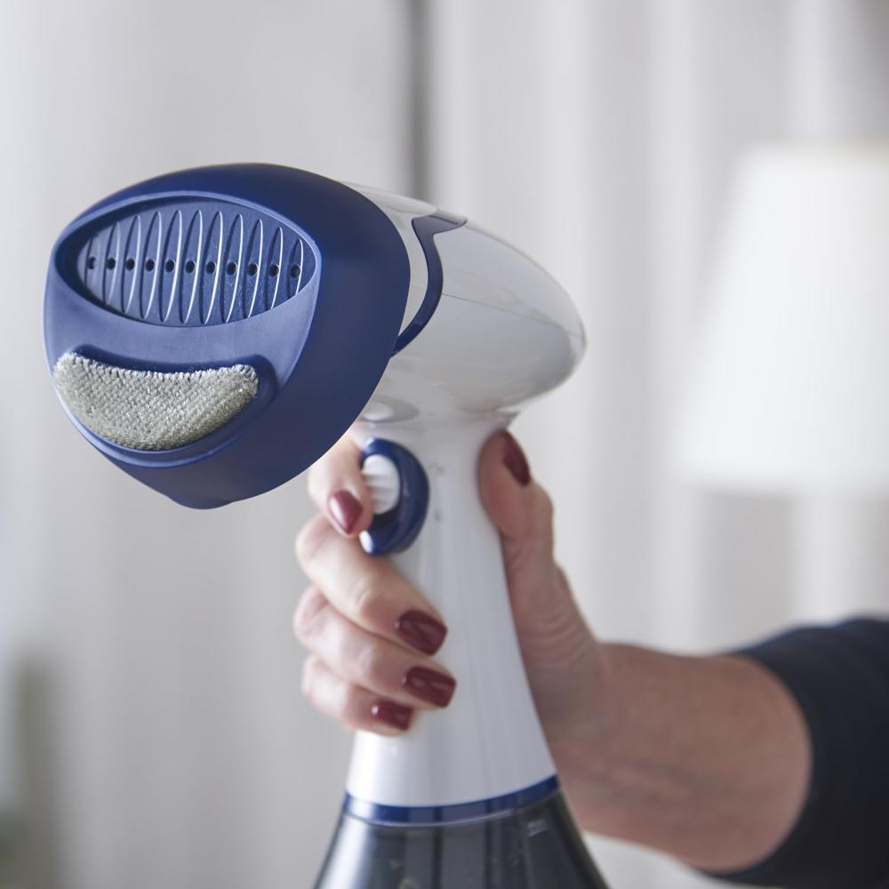 Russell Hobbs 1600W Steam Genie Handheld Garment Steamer | No Ironing Board Needed, Ready to Use in 45s |200 ml Detachable Water Tank, Compact Clothes Steamer, Home & Travel |10 m Steam Time, 25592-56