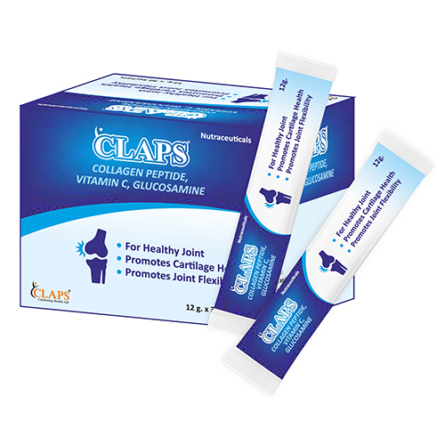 12G Collagen Peptide Vitamin C Glucosamine Nutraceuticals - Best Before: 18-24 Months From Manufacturing Date
