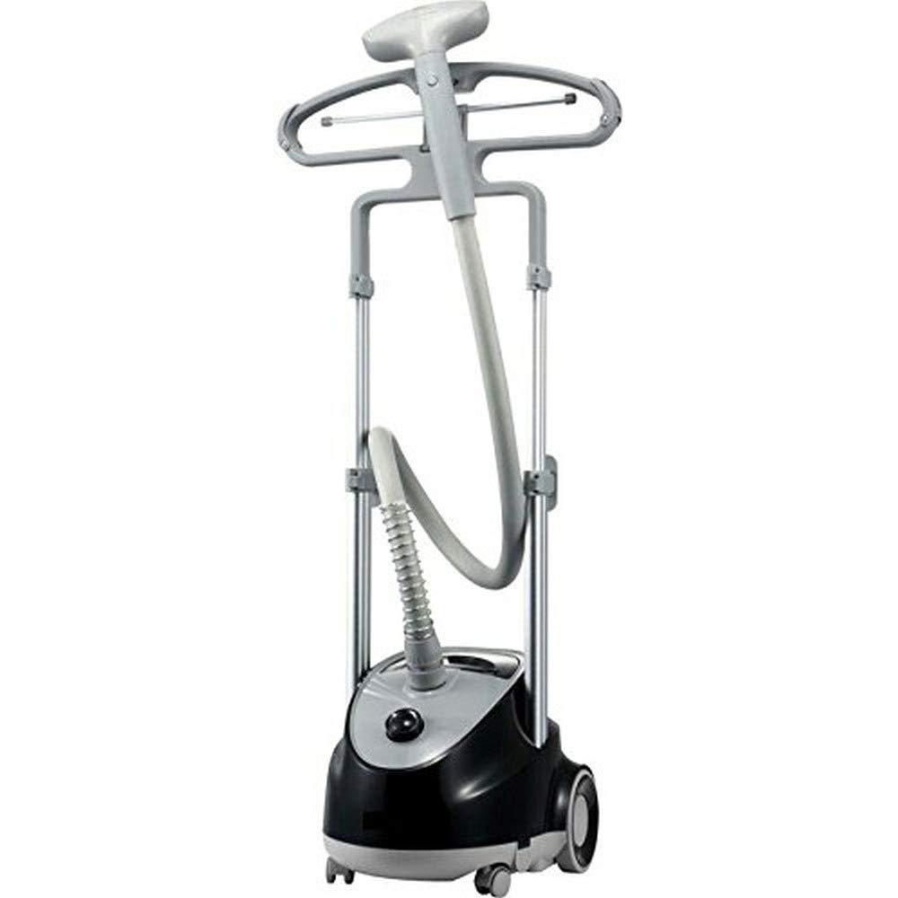 Russell Hobbs Rgs1800 Professional Garment Steamer | 1800 Watts | Powerful Steam | Dual Telescopic Bars | 1.8m Long Cord | Pant Press & Fabric Brush | Smart Steaming With Hanger Clips & Hooks - Color: Black