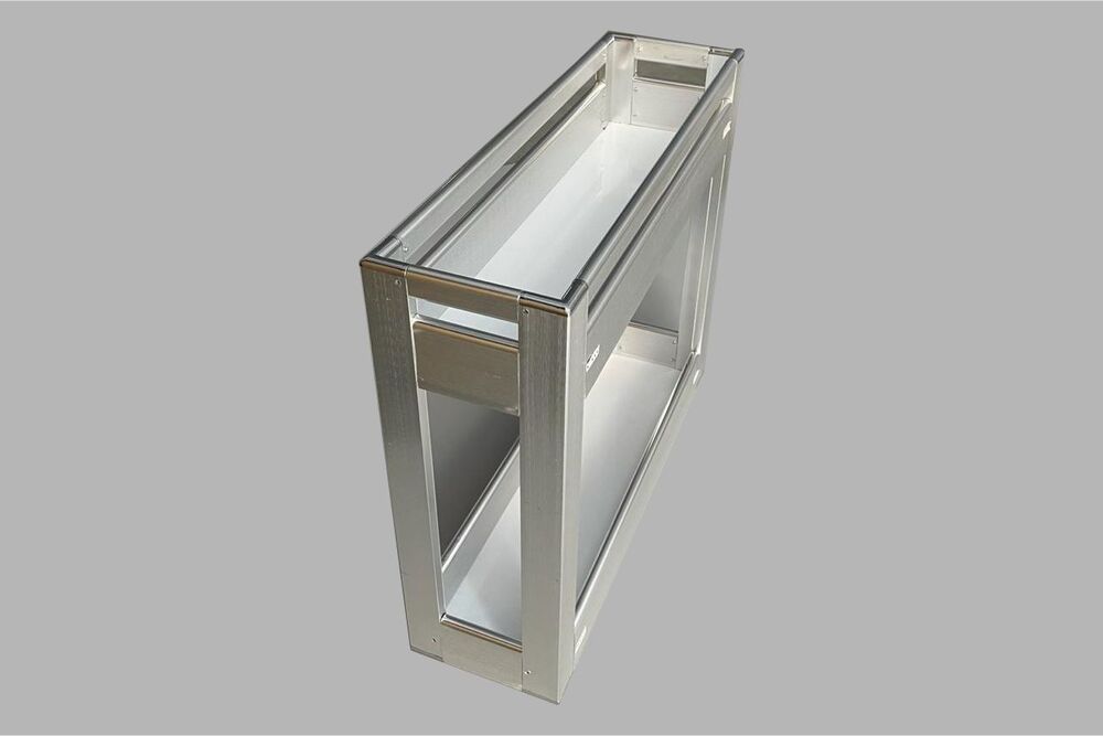 Aluminium 2 Shelf Pull Out