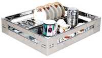 Perforated Cup & Saucer Basket - Application: Kitchen Drawer Organizer