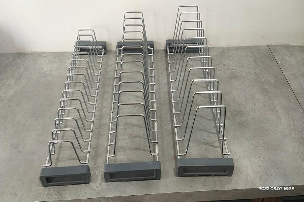 Stainless Steel Plate Organizer (Thali Plate Dish Saucer Stands Pack of 3 Stand Set)(20 INCH)