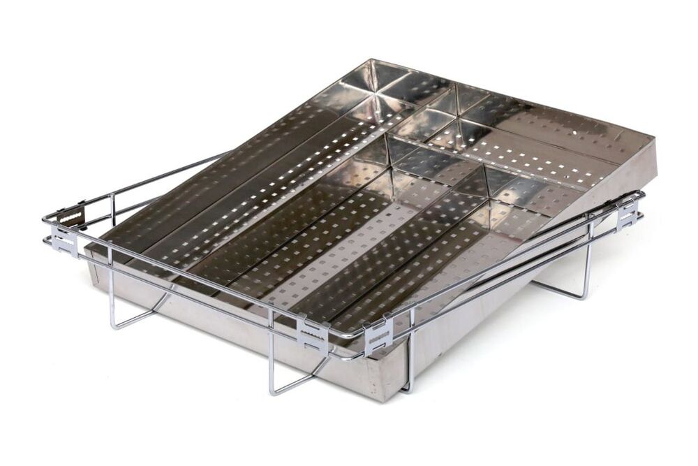 Stainless Steel Folding Cutlery Drawer Basket
