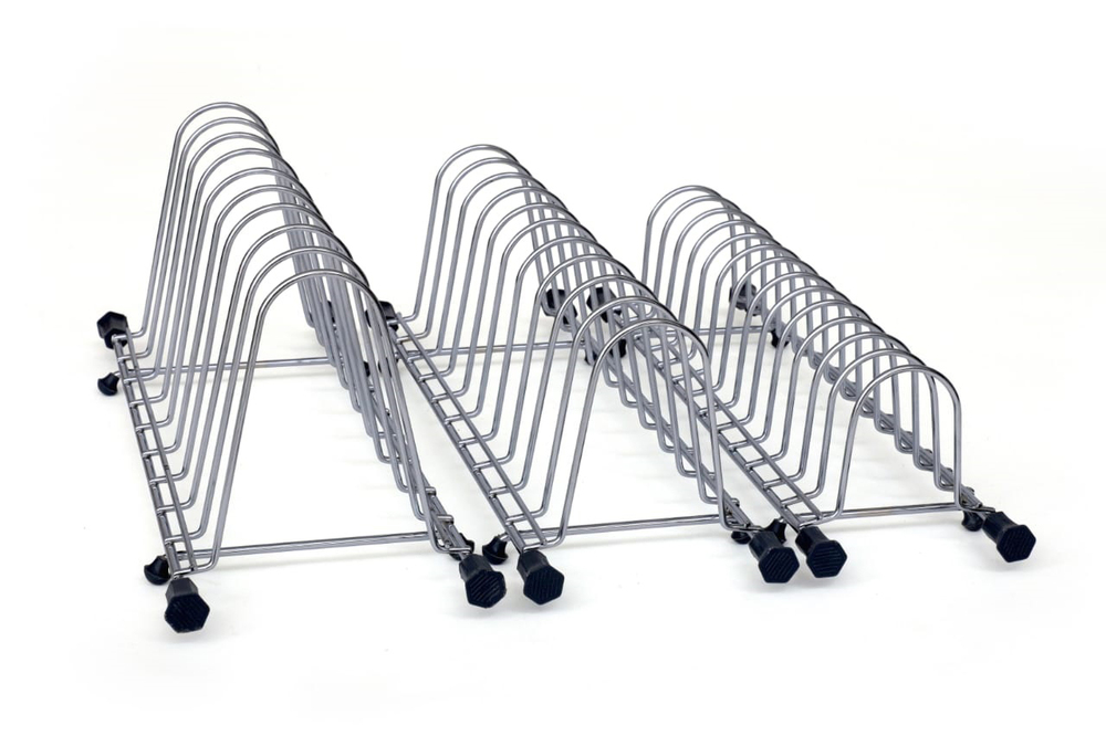 Stainless Steel Plate Organizer Rack