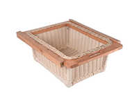 Wooden Wicker Basket