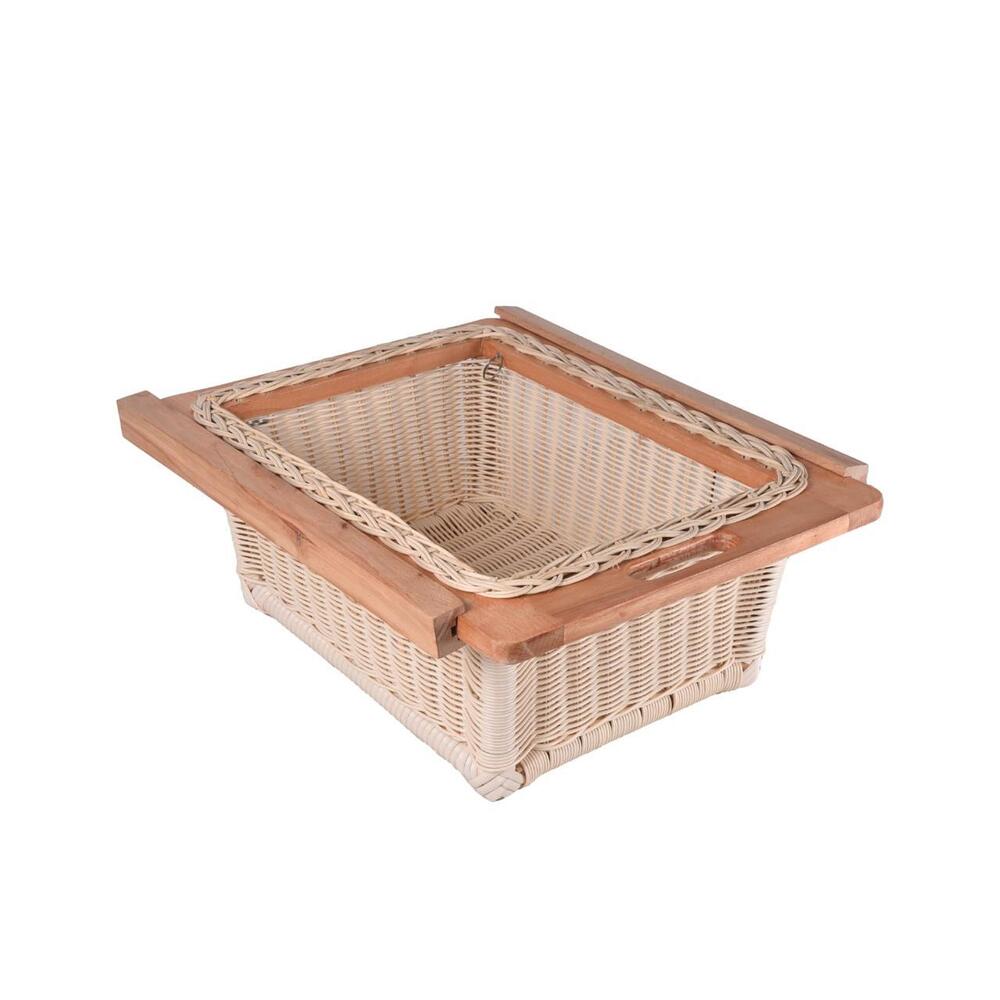 Wooden Wicker basket