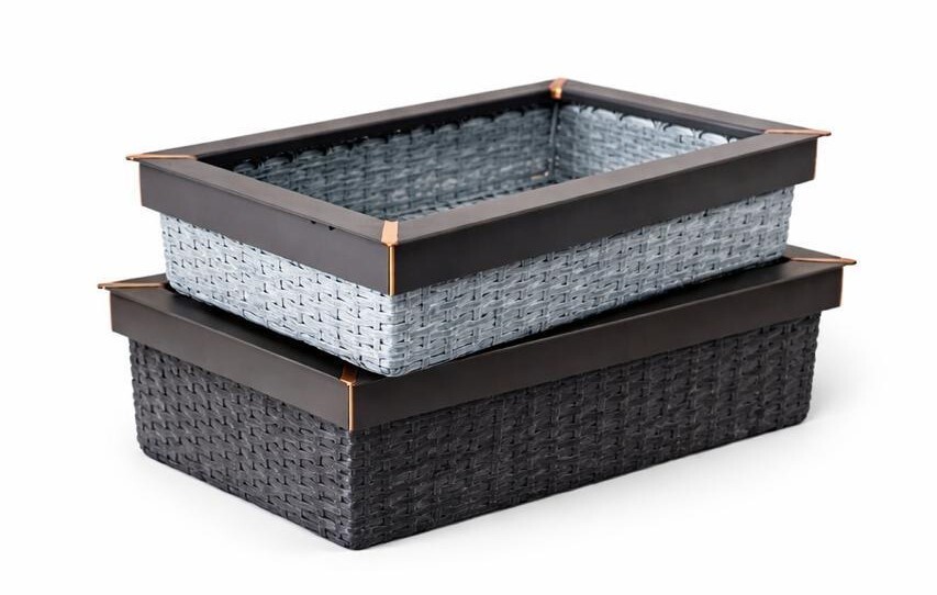 Wooden Wicker basket