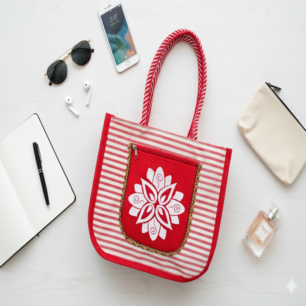 Jute and Canvas bag
