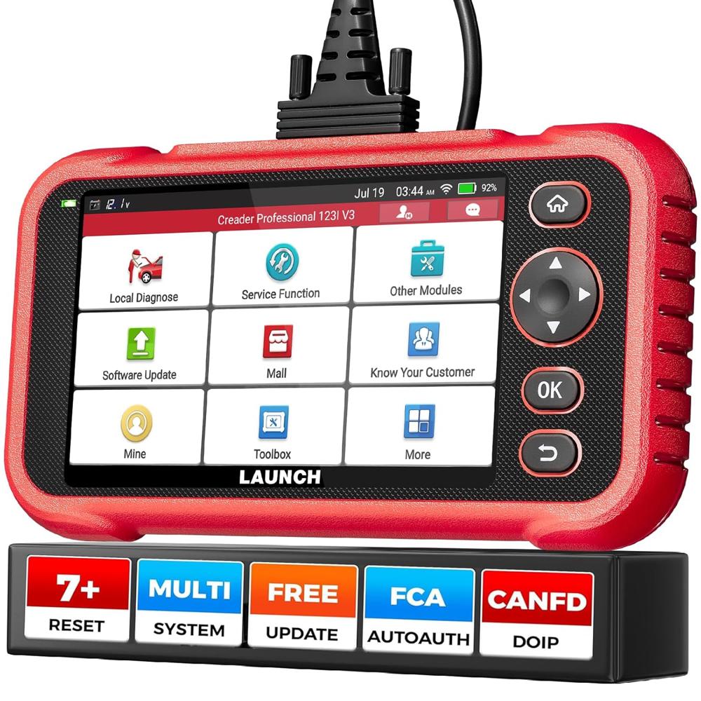Launch Car Scanner - Color: Red & Black