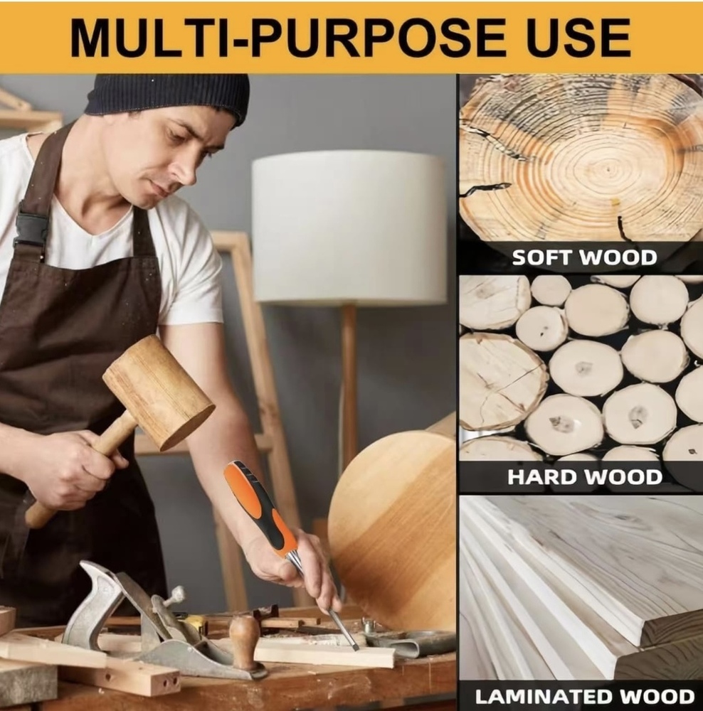 4 Piece Wood Chisel Sets