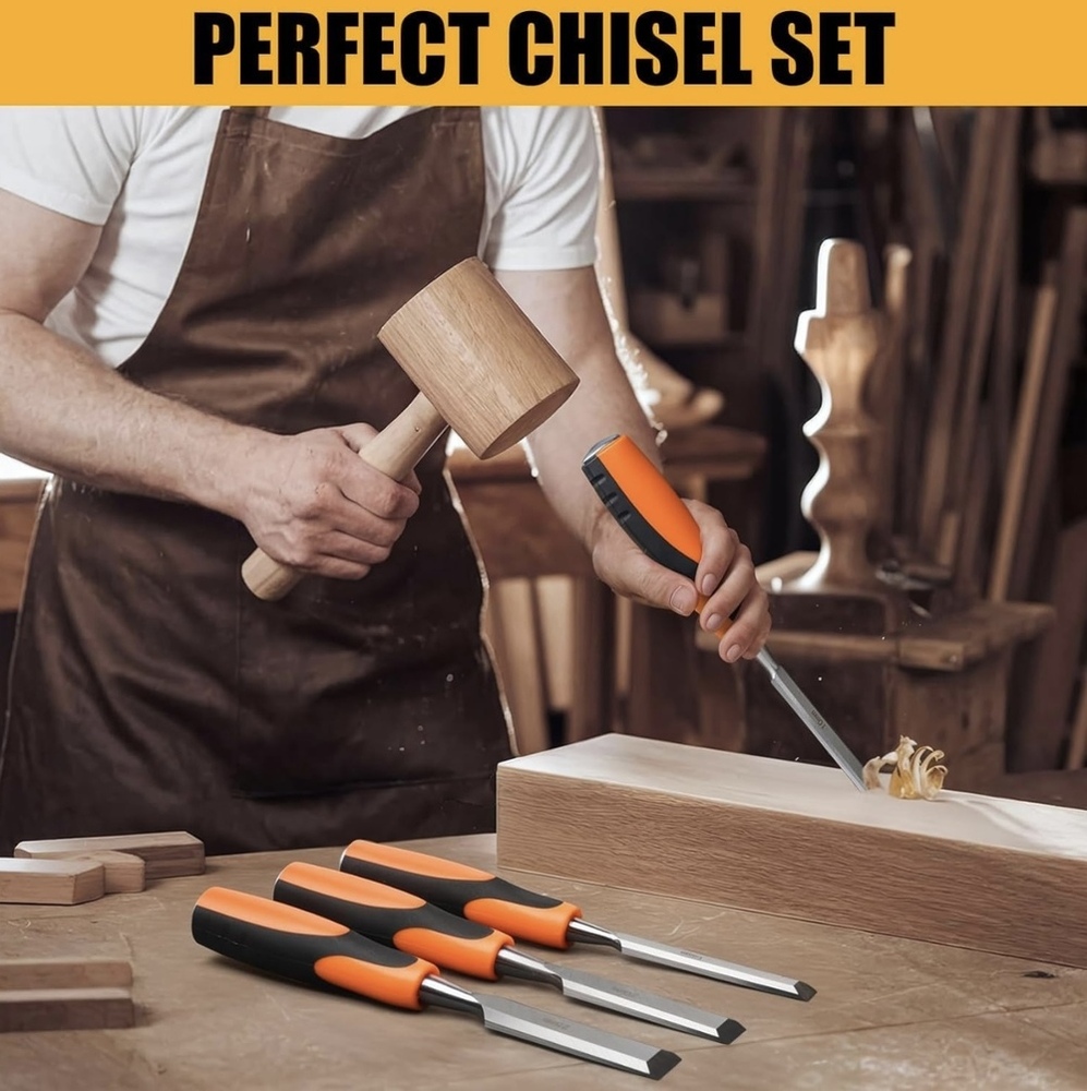 4 Piece Wood Chisel Sets