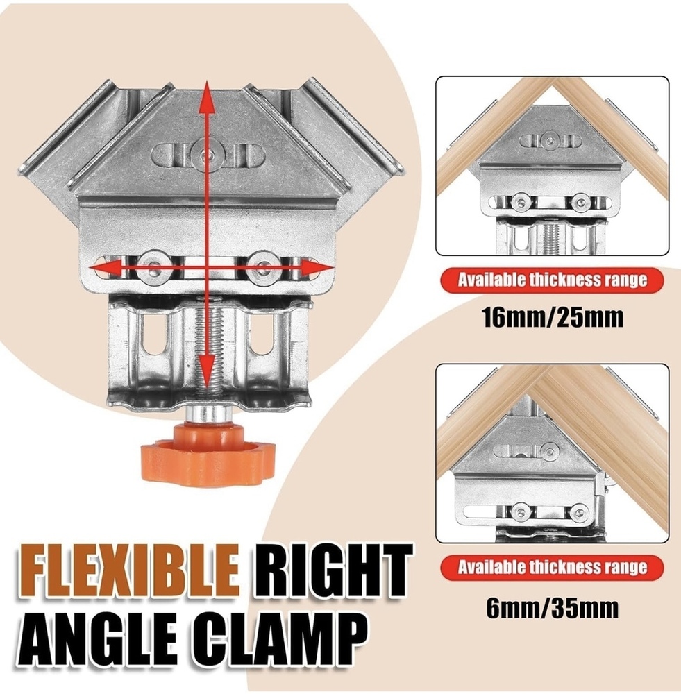 Stainless Steel Adjustable Open Mouth Corner Clamp