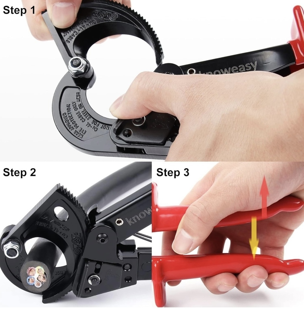 Cable And Ratchet Wire Cutter
