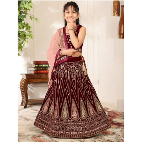 D No-204 Kids Wear Lehenga Choli