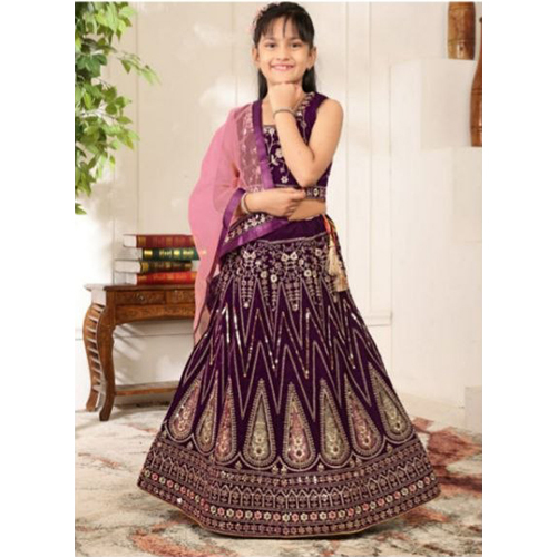 D No-204 Kids Wear Lehenga Choli